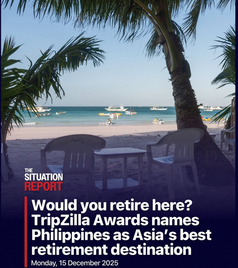 PH Is Asia’s Best Retirement Destination