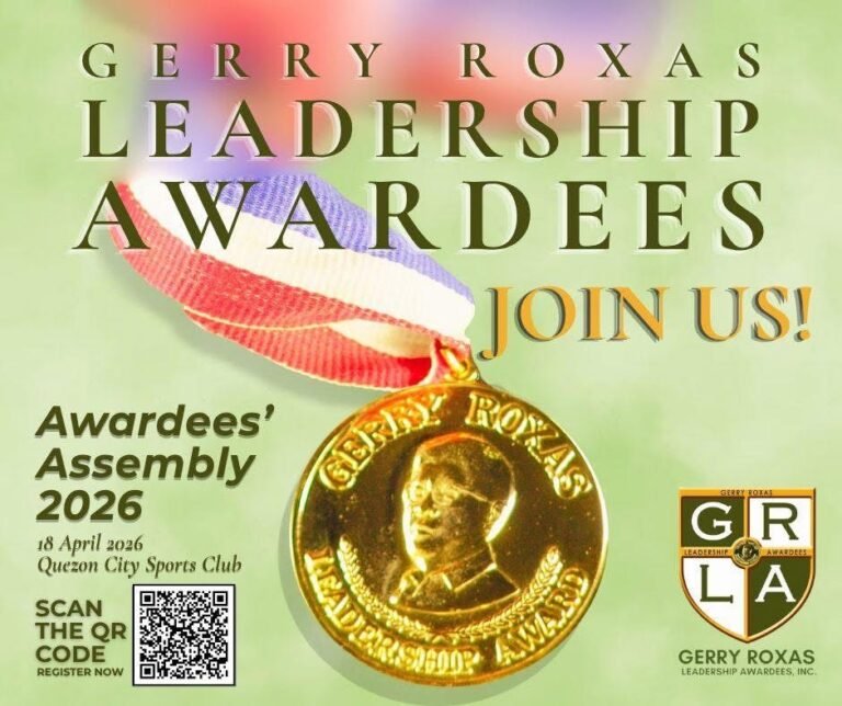 Gerry Roxas Leadership Award Continues Legacy of Excellence